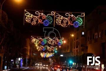 Telde se pone en modo navideño con el encendido de sus luces/Francisco Javier Santana.